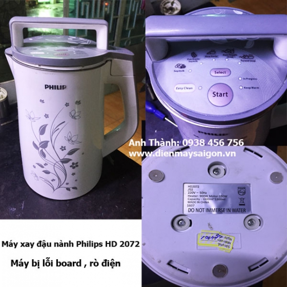 Sửa máy xay đậu nành Philips HD 2072