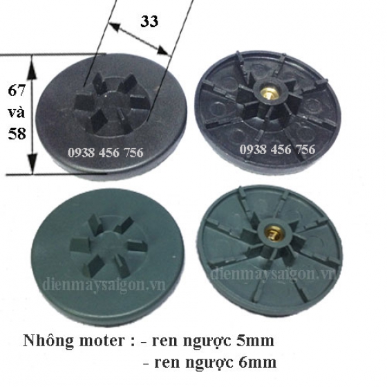 Nhông moter máy sinh tố gia đình
