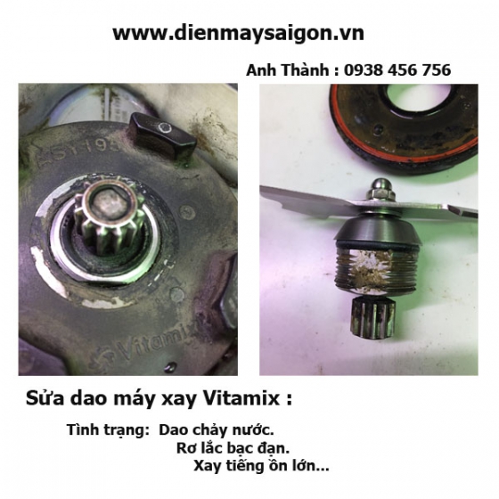 Sửa dao máy xay Vitamix