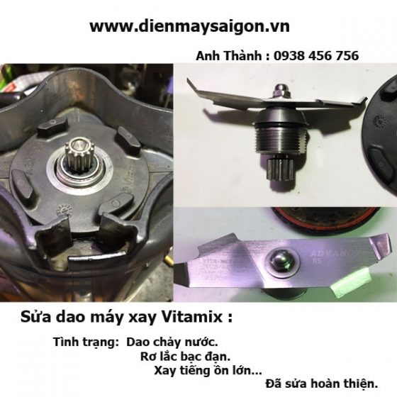 Sửa dao máy xay Vitamix