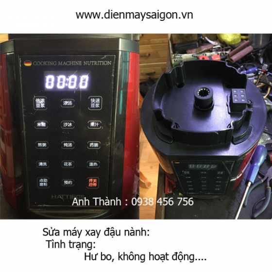 Sửa máy làm sữa đậu nành Hattiecs 