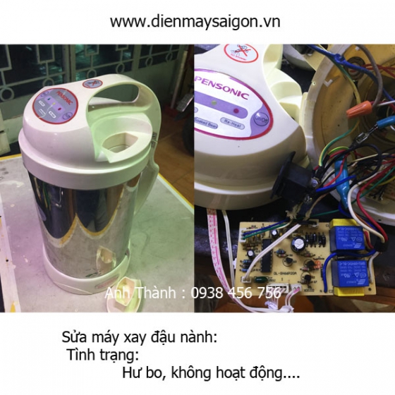 Sửa máy xay đậu nành Pensonic 